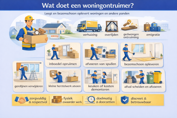 Wat doet een woningontruimer